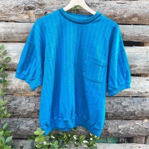 💙 Members only vintage t shirt 80s textured